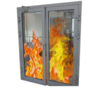 Двери противопожарные с многослойным стеклом